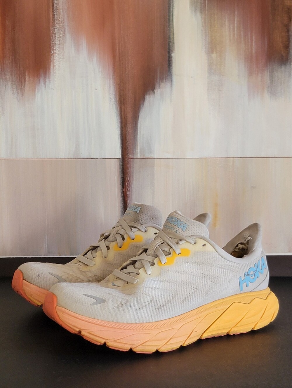 Hoka One One Arahi 6 Shoes Womens Size 7.5 Stability Running Orange